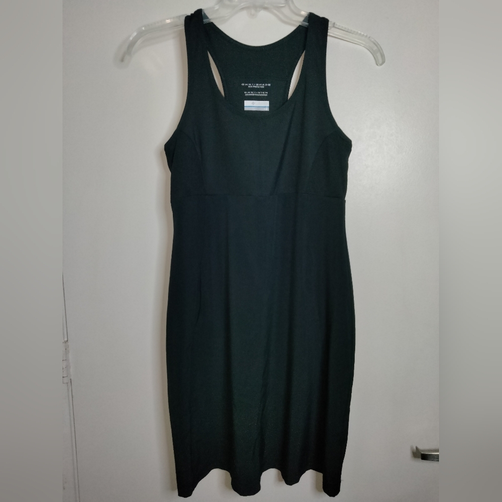 Columbia (Size M) Black Stretch Omni-Wick Sleeveless Slip Pockets Shift Dress